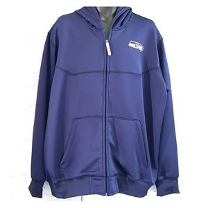 Hands High Seattle SeaHawks NFL Front Zipper Hood
